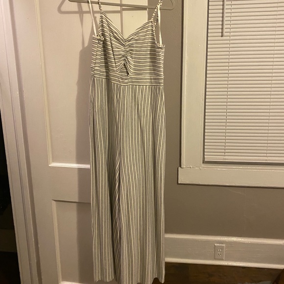 Loft beach striped terry cut out jumpsuit - Picture 2 of 4